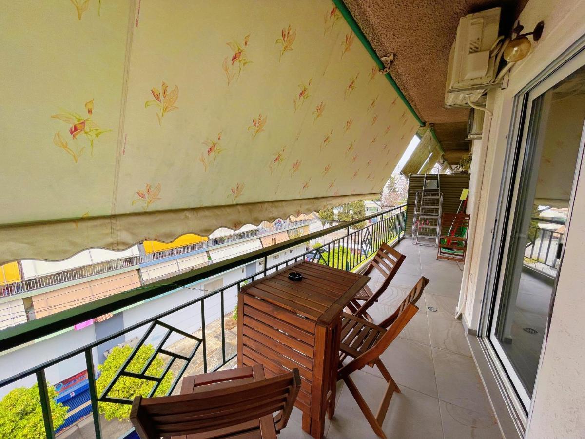 Wsd Hera Luxury Stylish 2Bd Apt With City View Balcony Near Merto เอเธนส์ ภายนอก รูปภาพ